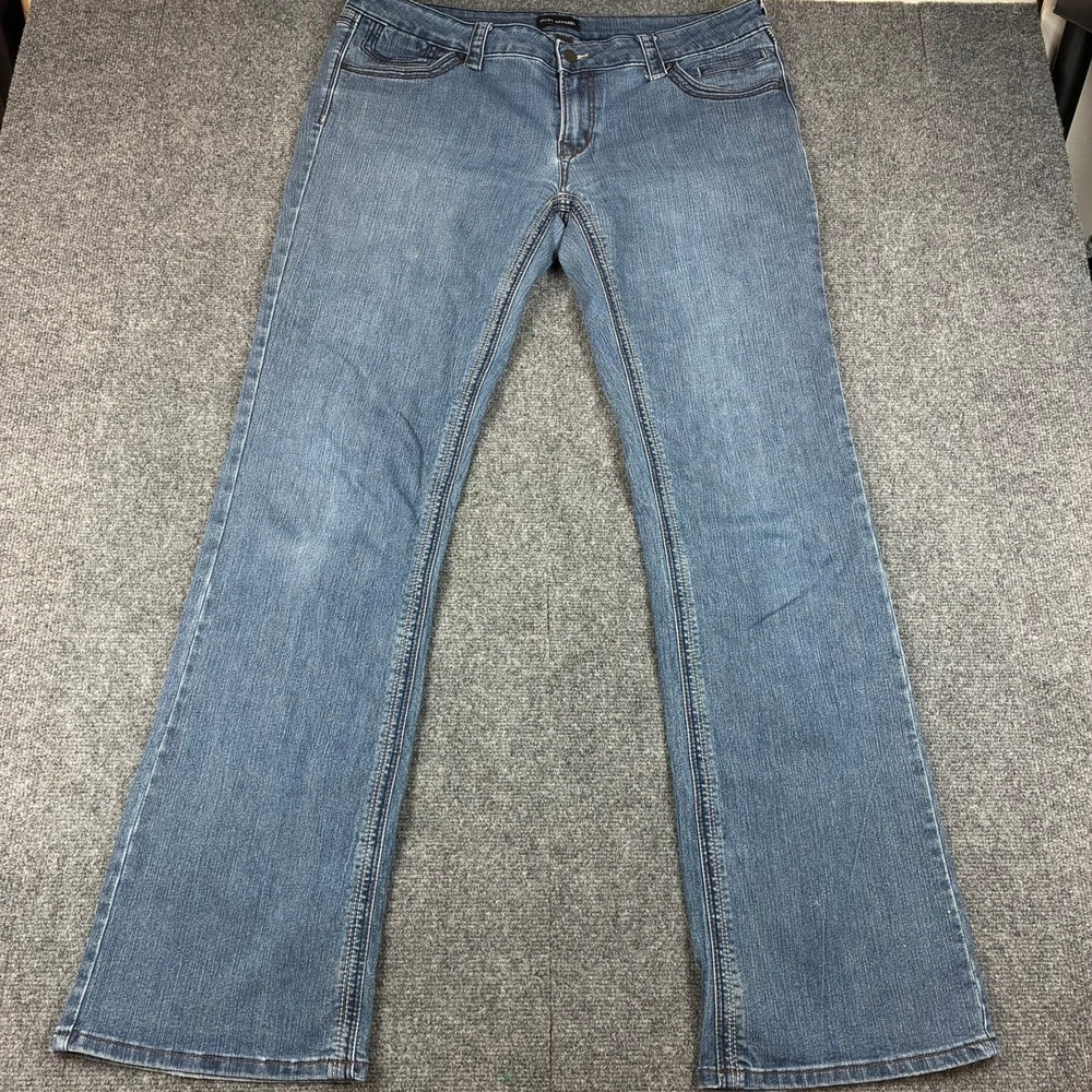 Alloy Apparel Tall Bootcut Jeans Medium Wash Blue Denim Size 18 x 37 Long Inseam